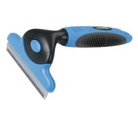 Holland 15BORS0021L Cardatore per Cani a Denti Fitti Detangler, 15 x 10 cm, Blu