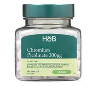 Holland & Barrett Picolinato Di Cromo 200ug 180 Compresse