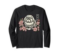 Holland Lop - Coniglietto giapponese con fiori di ciliegio Maglia a Manica