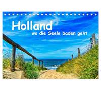 Holland, wo die Seele baden geht (Tischkalender 2027 DIN A5 quer), CALVENDO Monatskalender: Erleben Sie die einzigartige Schönheit Zeelands in zwölf faszinierenden Monatsbildern