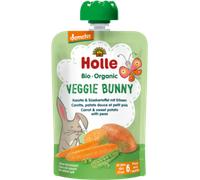 Holle Veggie Bunny - Pouchy Carota, Patate Dolci e Piselli - 100 g