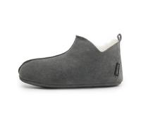 Hollert Donna & Uomo Agnello Pantofole Bali Grigio/Bianco Scarpe di Pelliccia