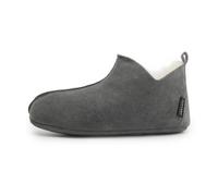 Hollert Donna & Uomo Agnello Pantofole Bali Grigio/Bianco Scarpe di Pelliccia
