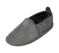 Hollert Donna & Uomo Pantofole IN Pelle Di Agnello Hubert Grigio Scarpe