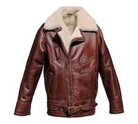 Hollert German Leather Fashion - Giacca - Basic - Uomo Marrone Rossiccio XXL