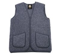 Hollert Gilet Unisex In Lana Beka In Merino Con Zip