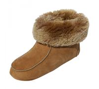 Hollert Uomo & Donna Pantofole IN Pelle Di Agnello Ibiza Cognac Bettschuhe