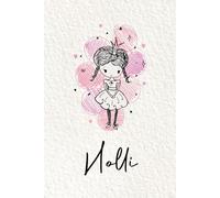 Holli: Personalized notebook with name Holli | Birthday gift for women, girl, daughter, sister, mom ... | Little girl princess | 110 lined pages journal, small size 6x9 inches
