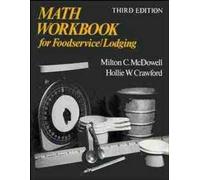 Hollie W. Crawford Milton C. McD Math Workbook for Foodservice / Lo (Tascabile)