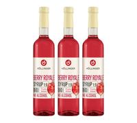 Hollinger Berry Royale Sciroppo Bio Analcolico, Concentrato 1:9, Confezione da 3 Bottiglie da 500ml, Gusto Fruttato e Amaro