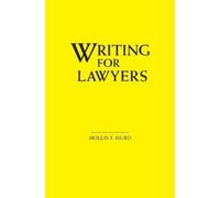 Hollis T Hurd Writing for Lawyers (Tascabile)