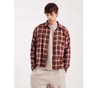 Hollister - Camicia a maniche lunghe rossa a quadri-Rosso M