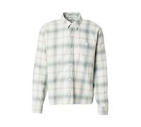 HOLLISTER Camicia grigio chiaro / verde pastello / offwhite Uomo HOLLISTER XL