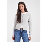 Hollister - Cardigan morbido aderente grigio S
