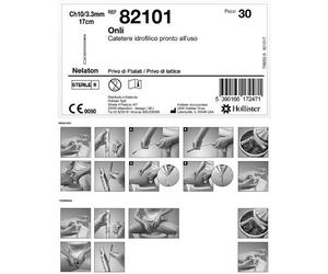 hollister Catetere idrofilico onli 17 cm ch 10 30 pezzi