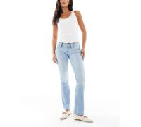 Hollister - Jeans bootcut a vita bassa lavaggio azzurro-Blu 18