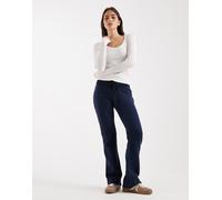 Hollister - Joggers bootcut a vita bassa blu navy XXS