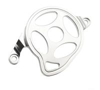 Hollow Design Puleggia Guard per Off-Road Dirt Bike (argento)