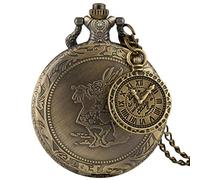 Hollow Gear Quartz Pocket Watch Necklace Pendant Clock Chain Men's and Women's Pocket Watch Accessories Wall Clock 5