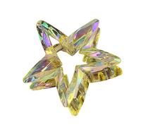 Hollow Geometrico Stella Clip di Capelli Candy Colorato Nacreous Barrettes Per Le Donne Partito di Nozze Acconciatura di Cristallo Candy Colorato Clip di Capelli