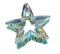 Hollow Geometrico Stella Clip di Capelli Candy Colorato Nacreous Barrettes Per Le Donne Partito di Nozze Acconciatura di Cristallo Candy Colorato Clip di Capelli