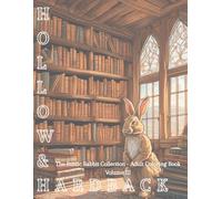 Hollow & Hardback: Rustic Rabbit Librarian Coloring Book
