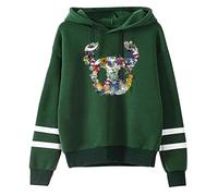 Hollow Knight Silksong Felpa con cappuccio Merch Unisex senza sacchetto Pullover Inverno Moda Game Harajuku Casual Y2K con cappuccio, Verde, XL