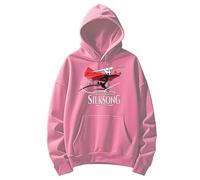 Hollow Knight Silksong Hornet Game Merch Felpa con cappuccio invernale Cosplay Unisex Casual Streetwear Felpe Top, rosa, XXS