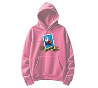 Hollow Knight Silksong Merch Felpa con cappuccio invernale uomo/donna Casual Game Cosplay Streetwear Felpe Y2K Top, rosa, XL