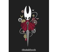 Hollow Knight Silksong Sketchbook: 110 pages 8.5x11 Large Sketch Book Unlined Drawing Notebook, for Doodling or Sketching Journal