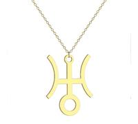 Hollow Lucky Urano Ciondolo Collana per Le Donne Ragazze Pianeta Charm Collo Catena Gioielli Spirituali Regalo Regalo