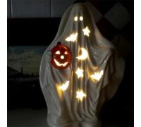 Hollow Out Ghost Figurine | Spooky Resin Ghost Pumpkin Statue Holding Pumpkin,Resin Sculpture Home Decoration For Entryway Cabinets Desktop Bedroom Centerpiece Dining Tables Tabletop