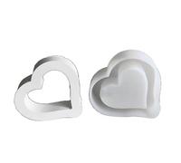 Hollow Out Love Hear Ornamenti Stampi Getti Stampi Epoxys Resine Stampi Amore a Forma di Cuore Silicone per San Valentino Cuore Stampi in Silicone Hollow Out Hear per Decorazioni di San Valentino