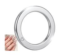 Hollow Ring Nail Magnet - Circular Magnetic Wand | 3D Halo Gel tool | Hollow Ring Design (1.1" x 1.1"), 3D & Galaxy Glow Effects, Precision Halo & Oval Maker for Professional