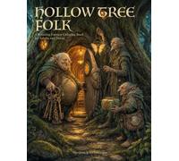 Hollow Tree Folk: A Relaxing Fantasy Coloring Book for Adults and Teens