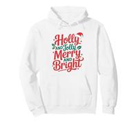 Holly e Jolly Merry And Bright Christmas Family Matching Felpa con Cappuccio