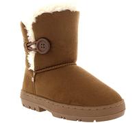 Holly Hobbie Bambini Pulsante Ragazze Inverno Foderato di Pelliccia Pioggia Stivali - LTA31 AEA0445, Leggero Tan, 31 EU
