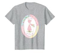 Holly Hobbie Classic Love Fa Crescere un'amicizia Maglietta, Bambini, Grigio Melange, 12 Anni