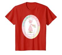 Holly Hobbie Classic Love Fa Crescere un'amicizia Maglietta, Bambini, Rosso, 3 Anni