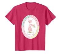 Holly Hobbie Classic Love Fa Crescere un'amicizia Maglietta, Bambini, Rosso mélange, 3 Anni