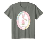 Holly Hobbie Classic Love Fa Crescere un'amicizia Maglietta, Bambini, Verde Militare mélange, 6 Anni