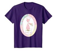 Holly Hobbie Classic Love Fa Crescere un'amicizia Maglietta, Bambini, Viola, 10 Anni