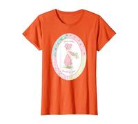 Holly Hobbie Classic Love Fa Crescere un'amicizia Maglietta, Donna, Arancio, L