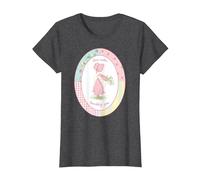 Holly Hobbie Classic Love Fa Crescere un'amicizia Maglietta, Donna, Grigio Scuro, L