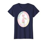 Holly Hobbie Classic Love Fa Crescere un'amicizia Maglietta, Donna, Navy, L
