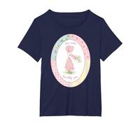 Holly Hobbie Classic Love Fa Crescere un'amicizia Maglietta, Donna Plus-Size, Navy, 3X