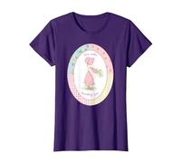 Holly Hobbie Classic Love Fa Crescere un'amicizia Maglietta, Donna, Viola, L