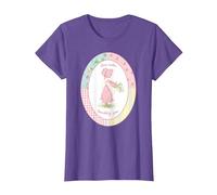 Holly Hobbie Classic Love Fa Crescere un'amicizia Maglietta, Donna, Viola mélange, L