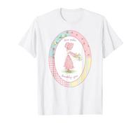 Holly Hobbie Classic Love Fa Crescere un'amicizia Maglietta, Uomo, Bianco, L