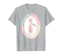 Holly Hobbie Classic Love Fa Crescere un'amicizia Maglietta, Uomo, Grigio Melange, S